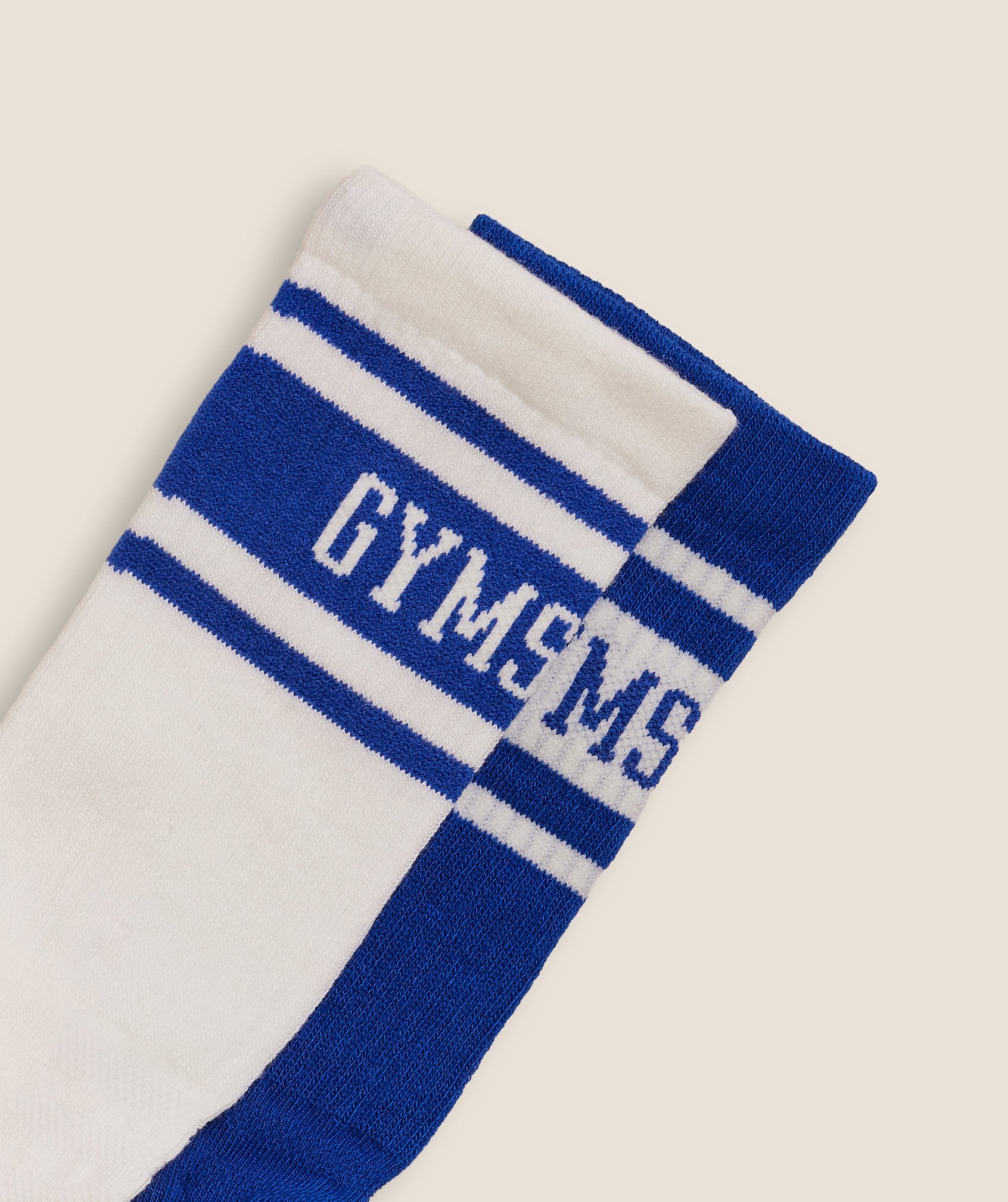 Women's Gymshark Collegiate Crew Sock 2Pk Athletic Blue
