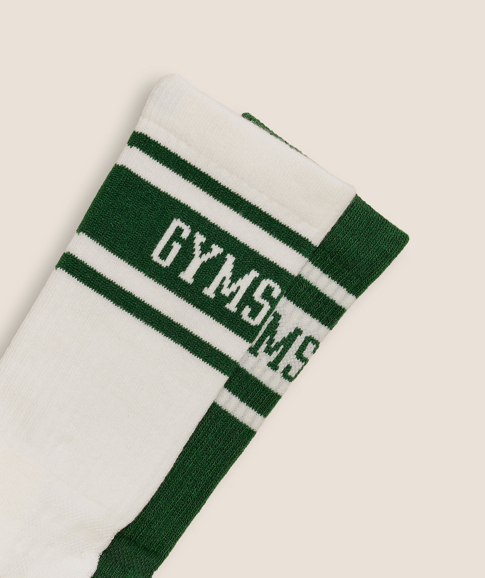 Women's Gymshark Collegiate Crew Sock 2Pk Athletic Green