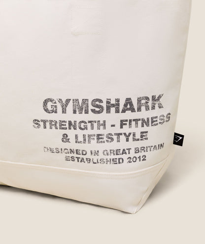 Gymshark Gymshark Strength Tote Gs Soft White
