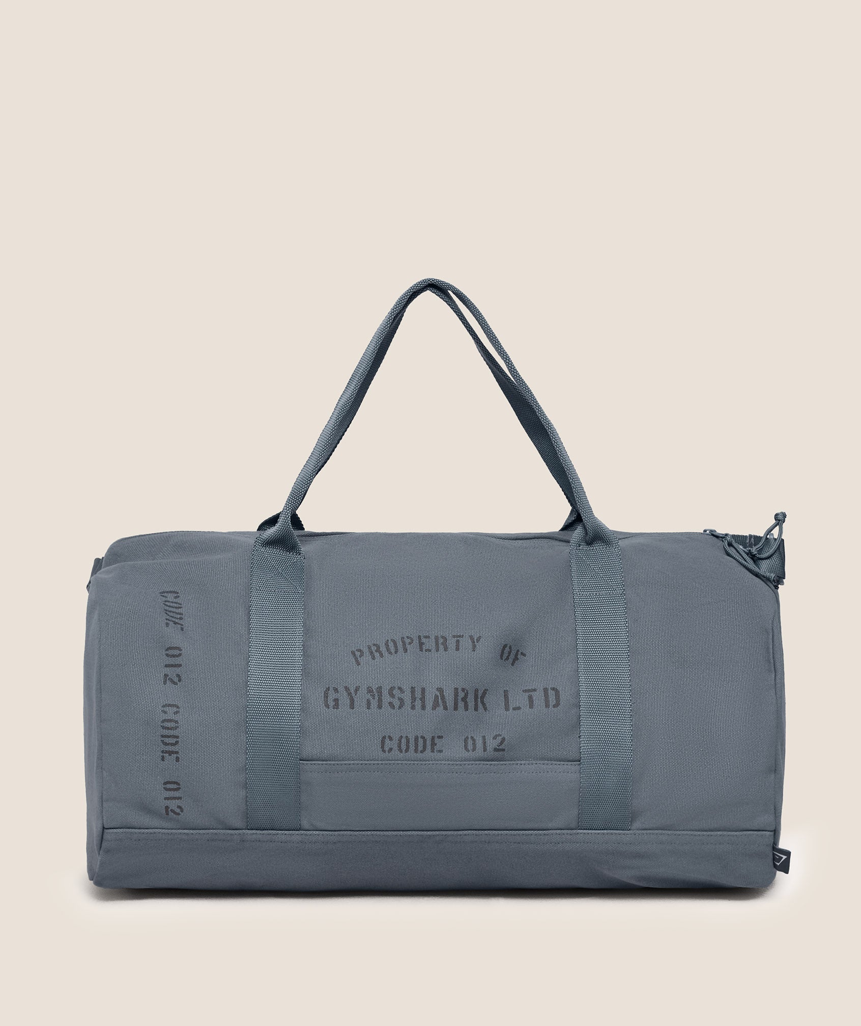 Gymshark Graphic Duffle Bag Iron Blue