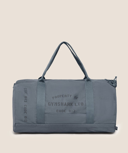 Gymshark Graphic Duffle Bag Iron Blue
