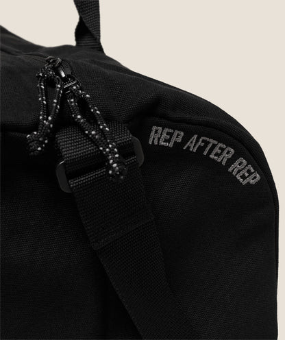 Women's Gymshark Strength Dept Canvas Duffle Bag Black