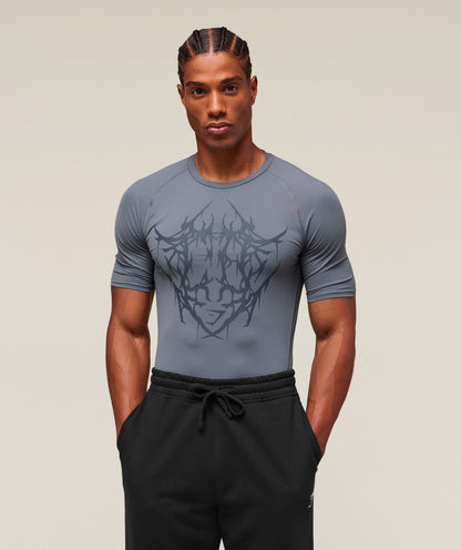 Gymshark Carlos Belcast X Element Baselayer Iron Blue