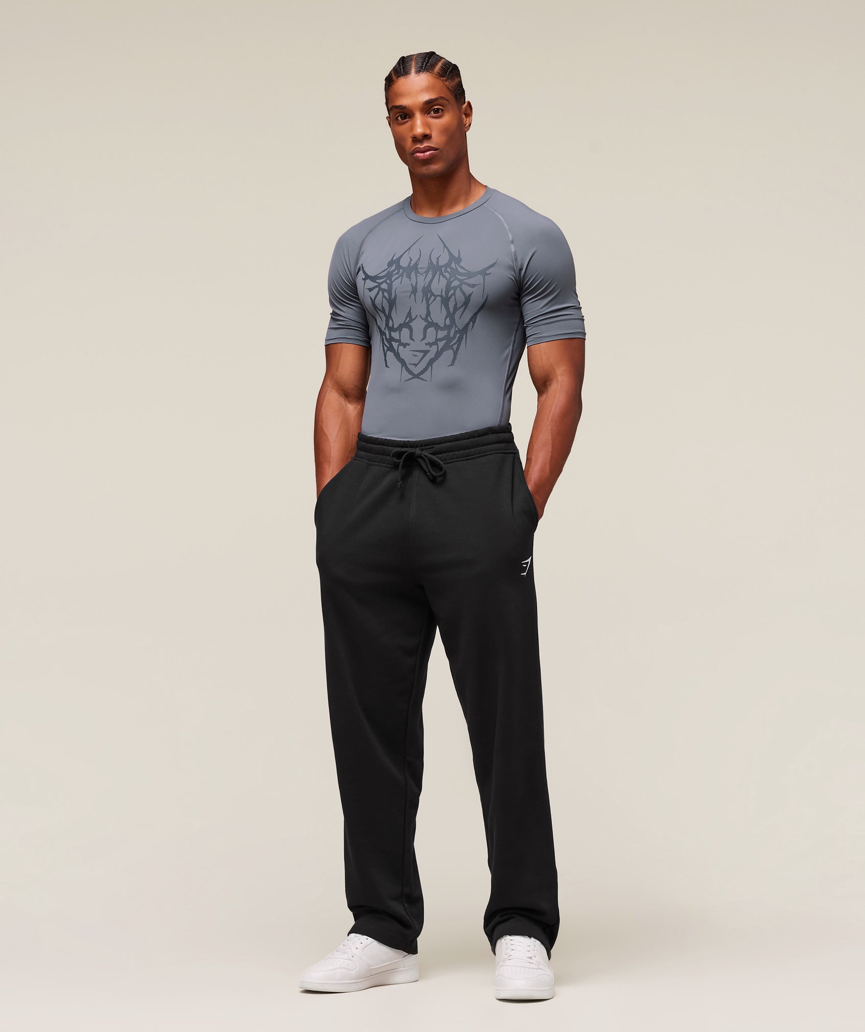 Gymshark Carlos Belcast X Element Baselayer Iron Blue