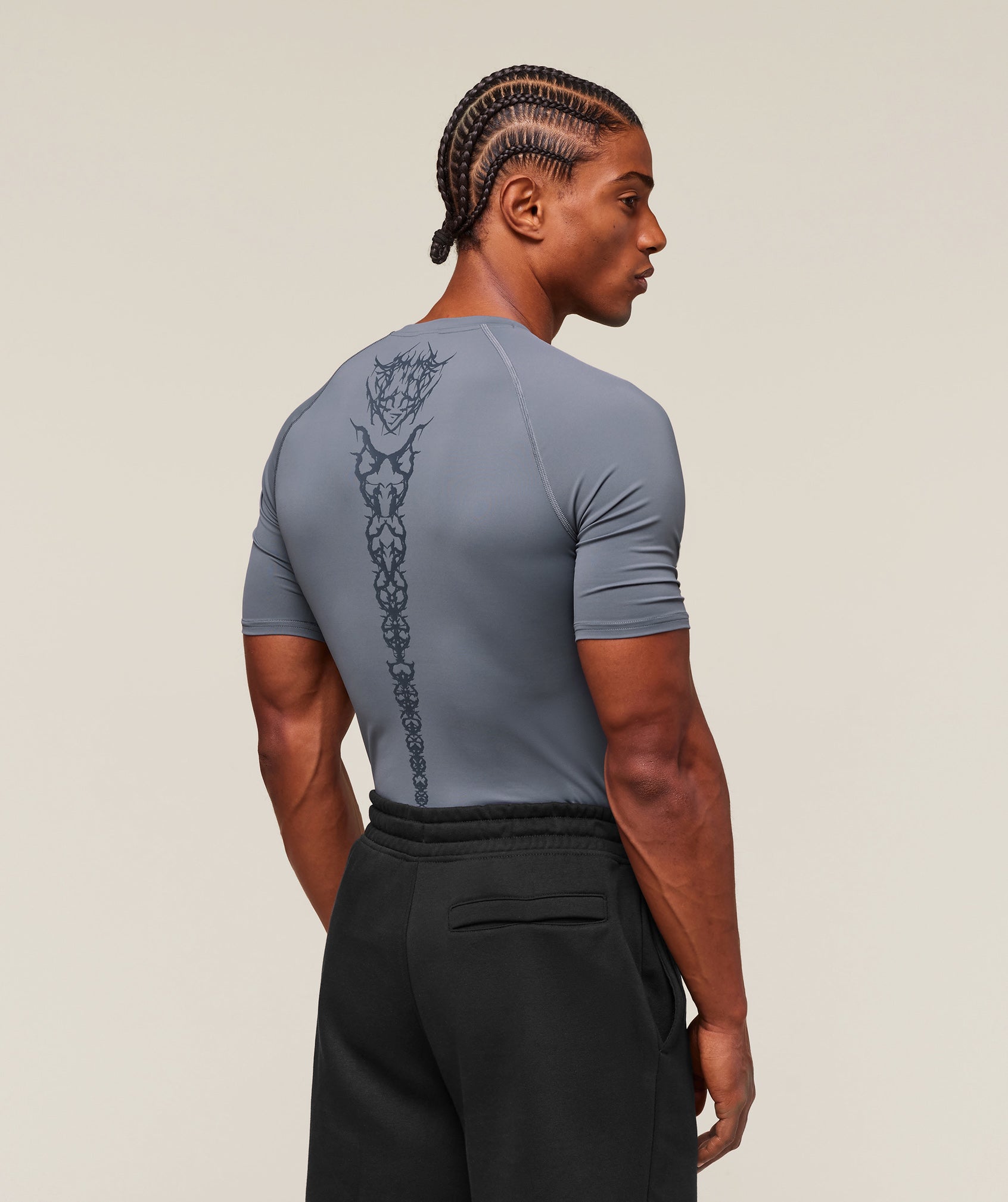 Gymshark Carlos Belcast X Element Baselayer Iron Blue