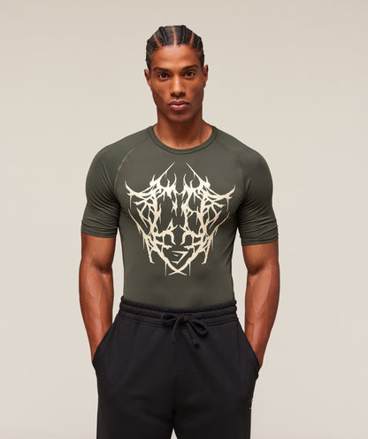Gymshark Carlos Belcast X Element Baselayer Strength Green
