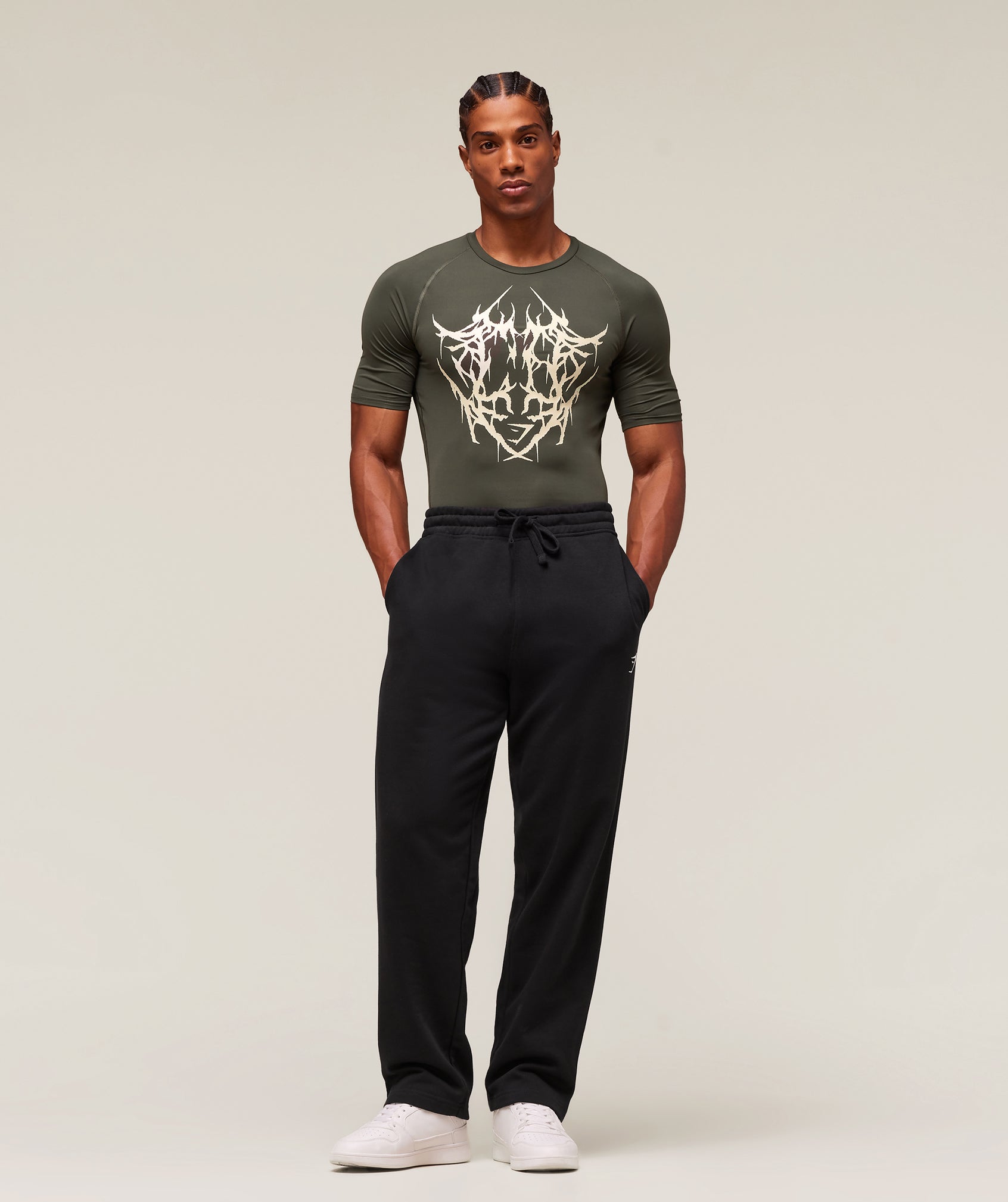 Gymshark Carlos Belcast X Element Baselayer Strength Green