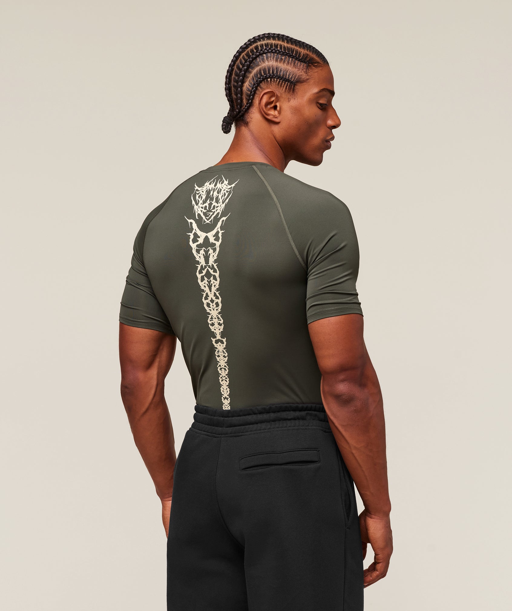 Gymshark Carlos Belcast X Element Baselayer Strength Green