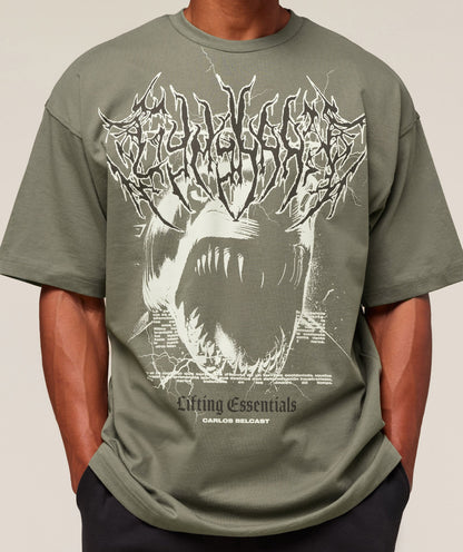 Gymshark Carlos Belcast X Rest Day Essential T-Shirt Base Green