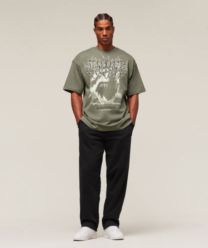 Gymshark Carlos Belcast X Rest Day Essential T-Shirt Base Green