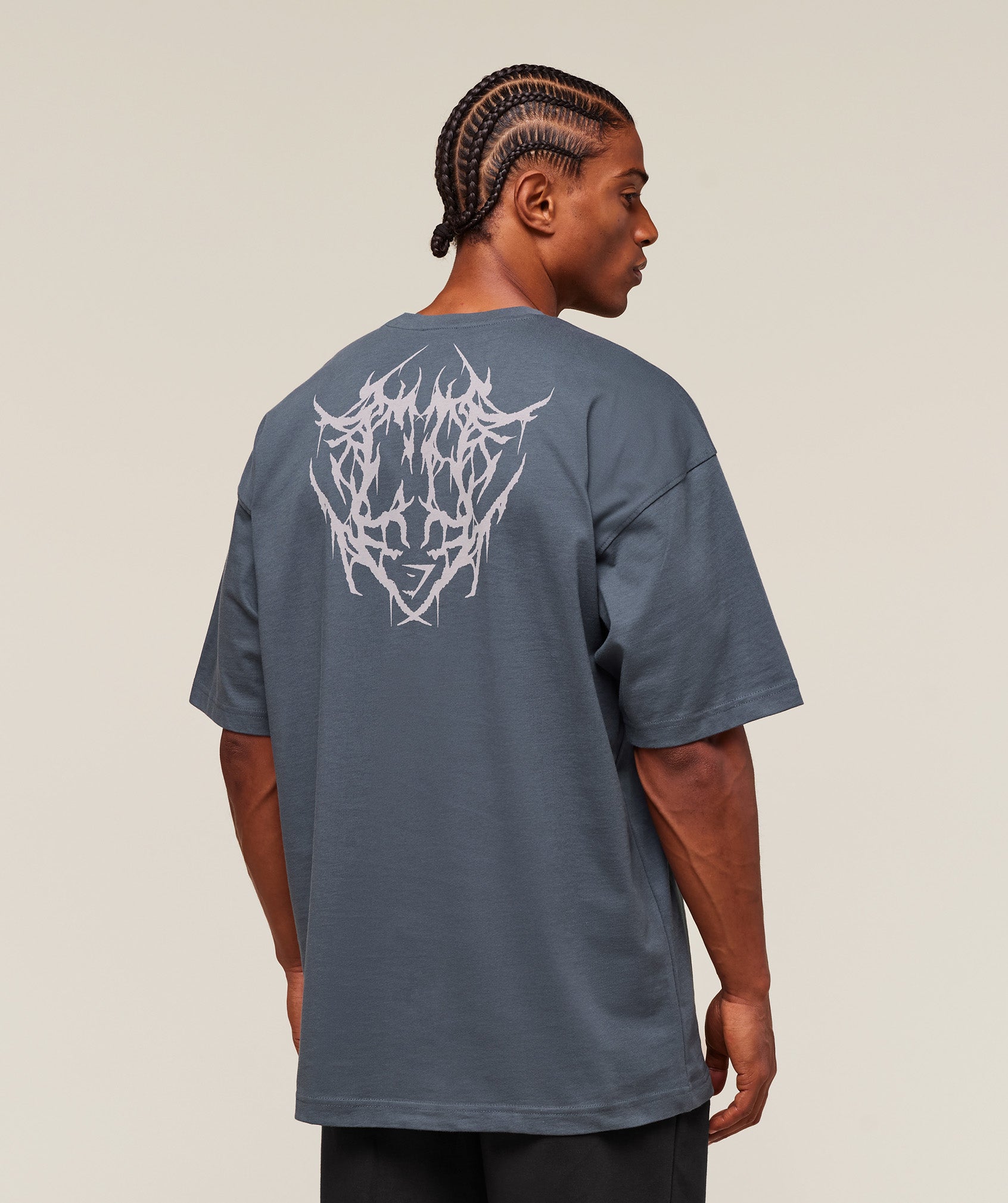 Gymshark Carlos Belcast X Rest Day Essential T-Shirt Titanium Blue