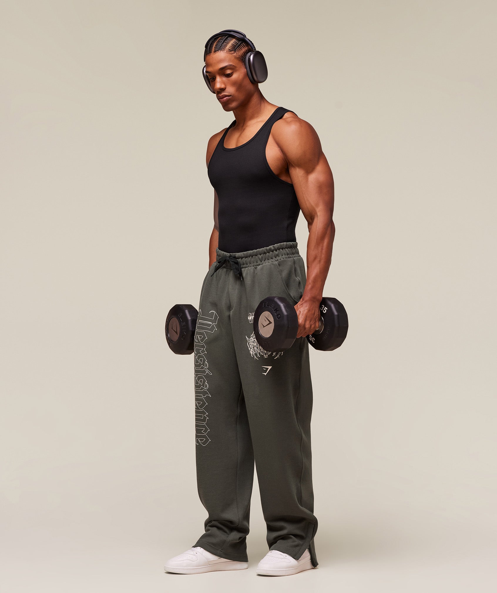 Gymshark Carlos Belcast X Rest Day Track Pant Strength Green