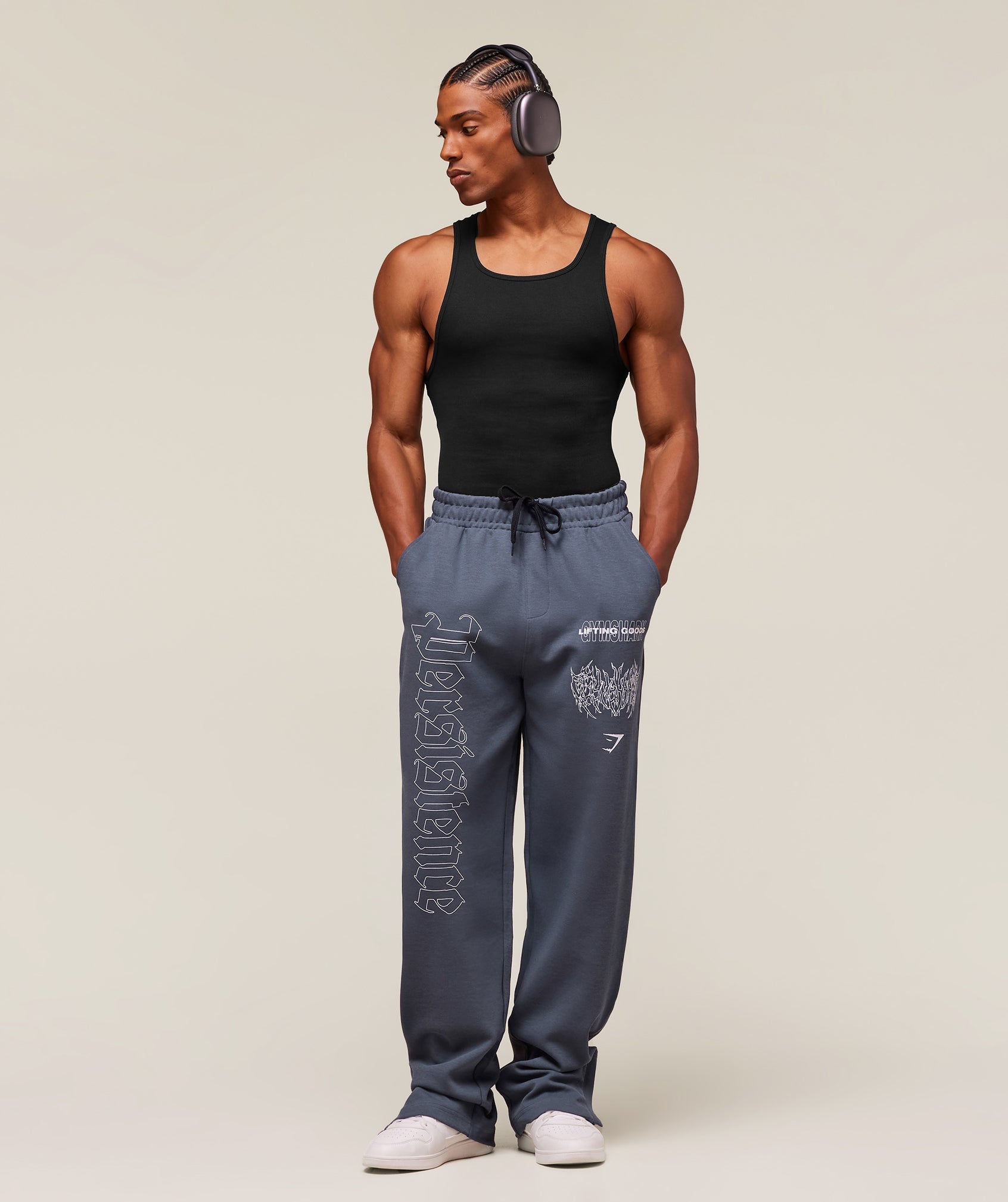 Gymshark Carlos Belcast X Rest Day Track Pant Titanium Blue
