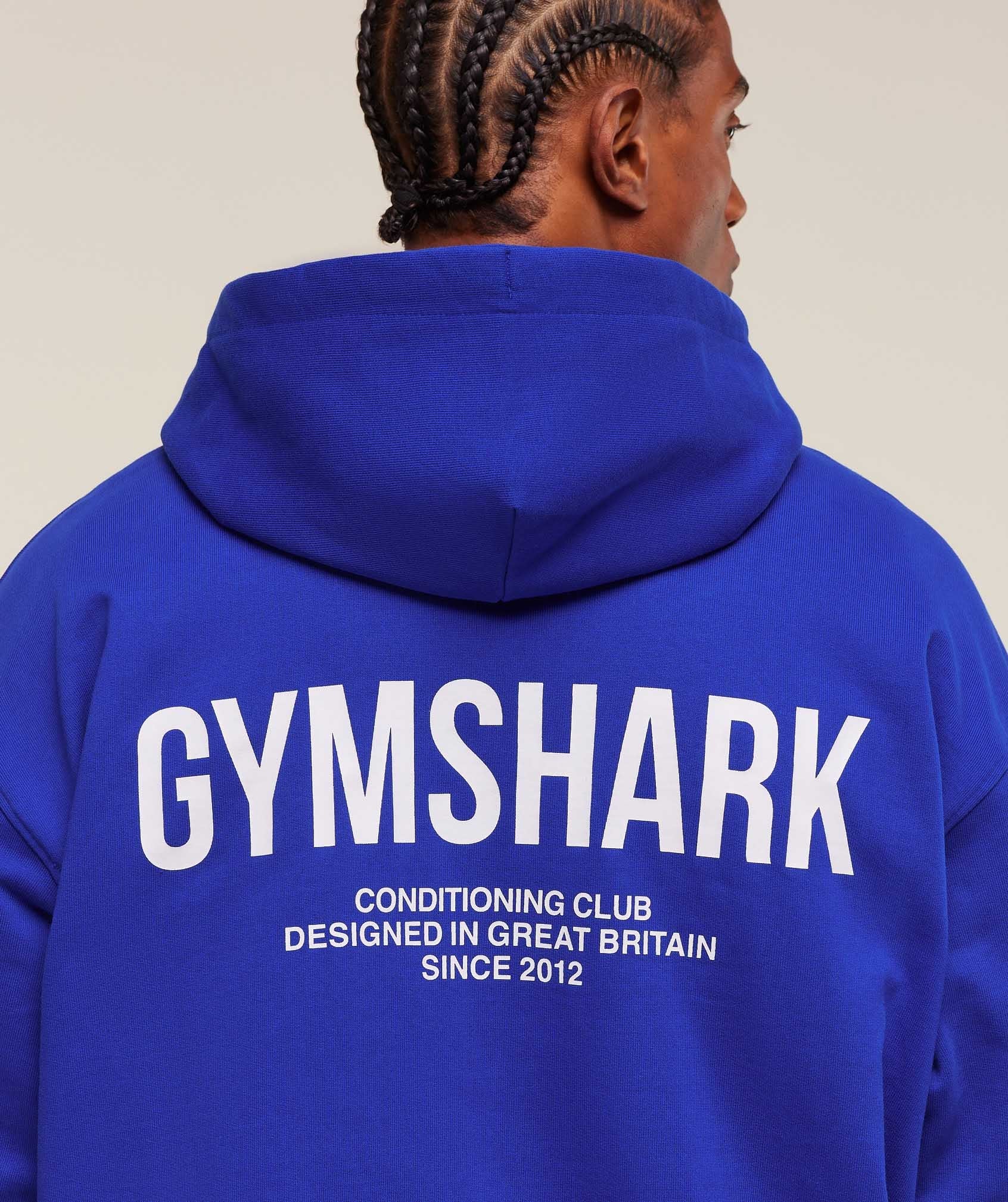 Gymshark Conditioning Club Hoodie Athletic Blue