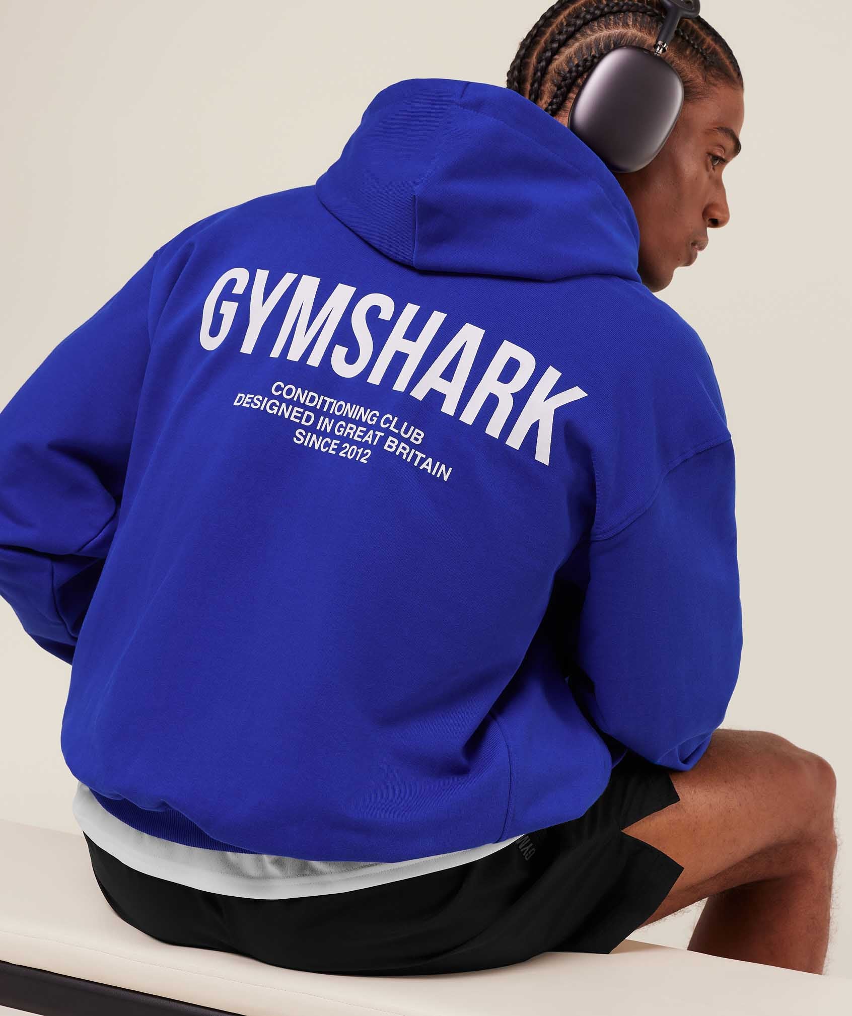 Gymshark Conditioning Club Hoodie Athletic Blue