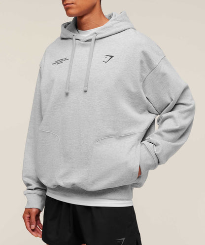 Gymshark Conditioning Club Hoodie Light Grey Core Marl