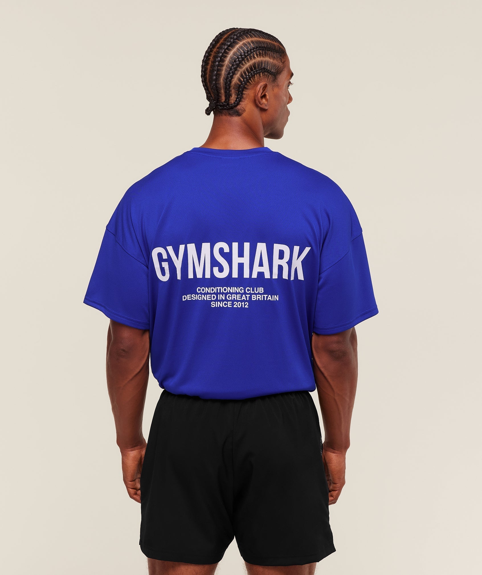 Gymshark Conditioning Club Oversized T-Shirt Athletic Blue