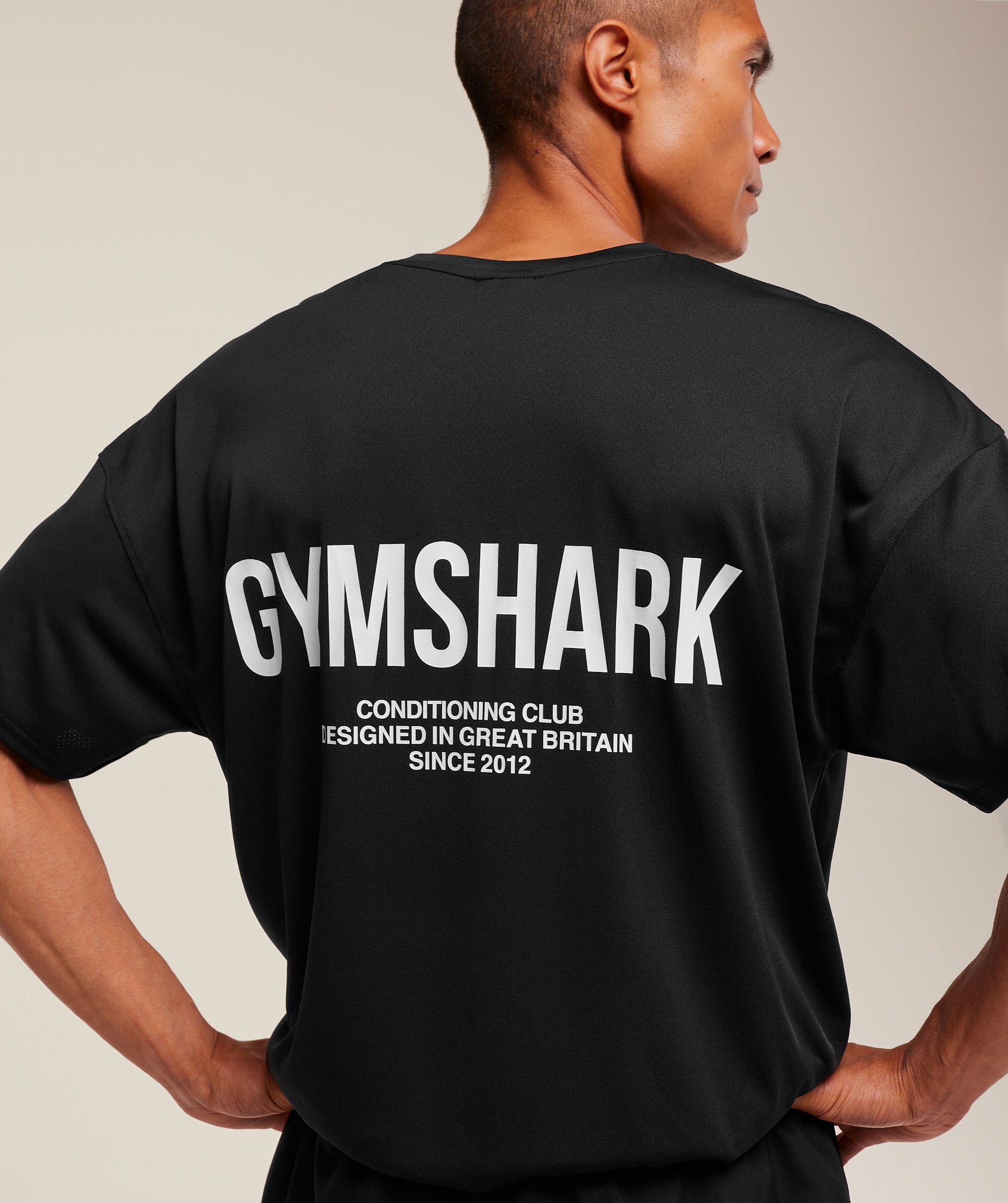 Gymshark Conditioning Club Oversized T-Shirt Black