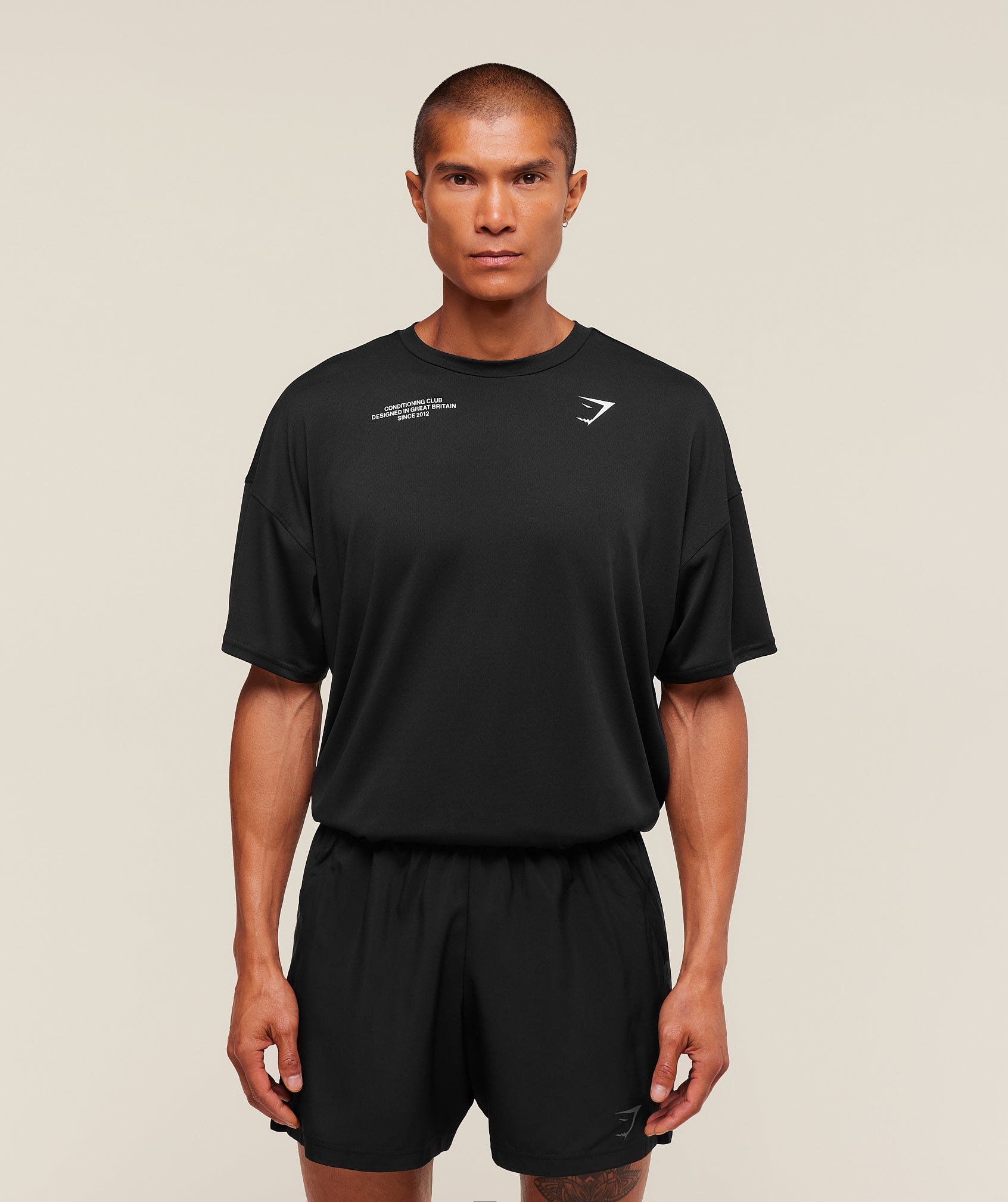 Gymshark Conditioning Club Oversized T-Shirt Black