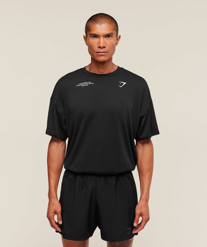 Gymshark Conditioning Club Oversized T-Shirt Black