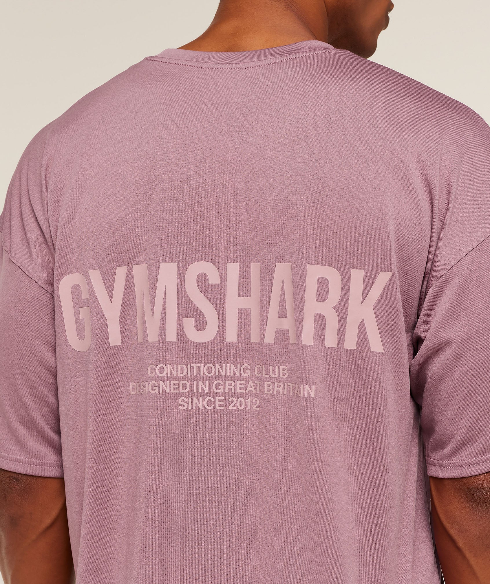 Gymshark Conditioning Club Oversized T-Shirt Gs Calm Pink