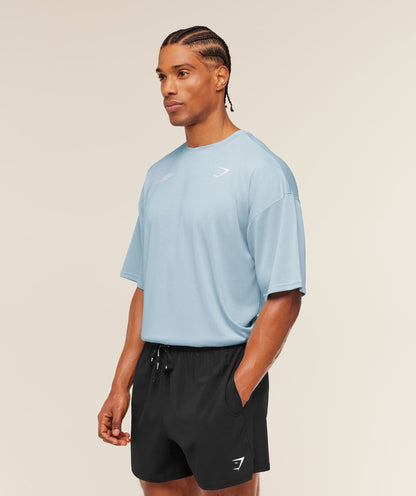 Gymshark Conditioning Club Oversized T-Shirt Chilled Blue