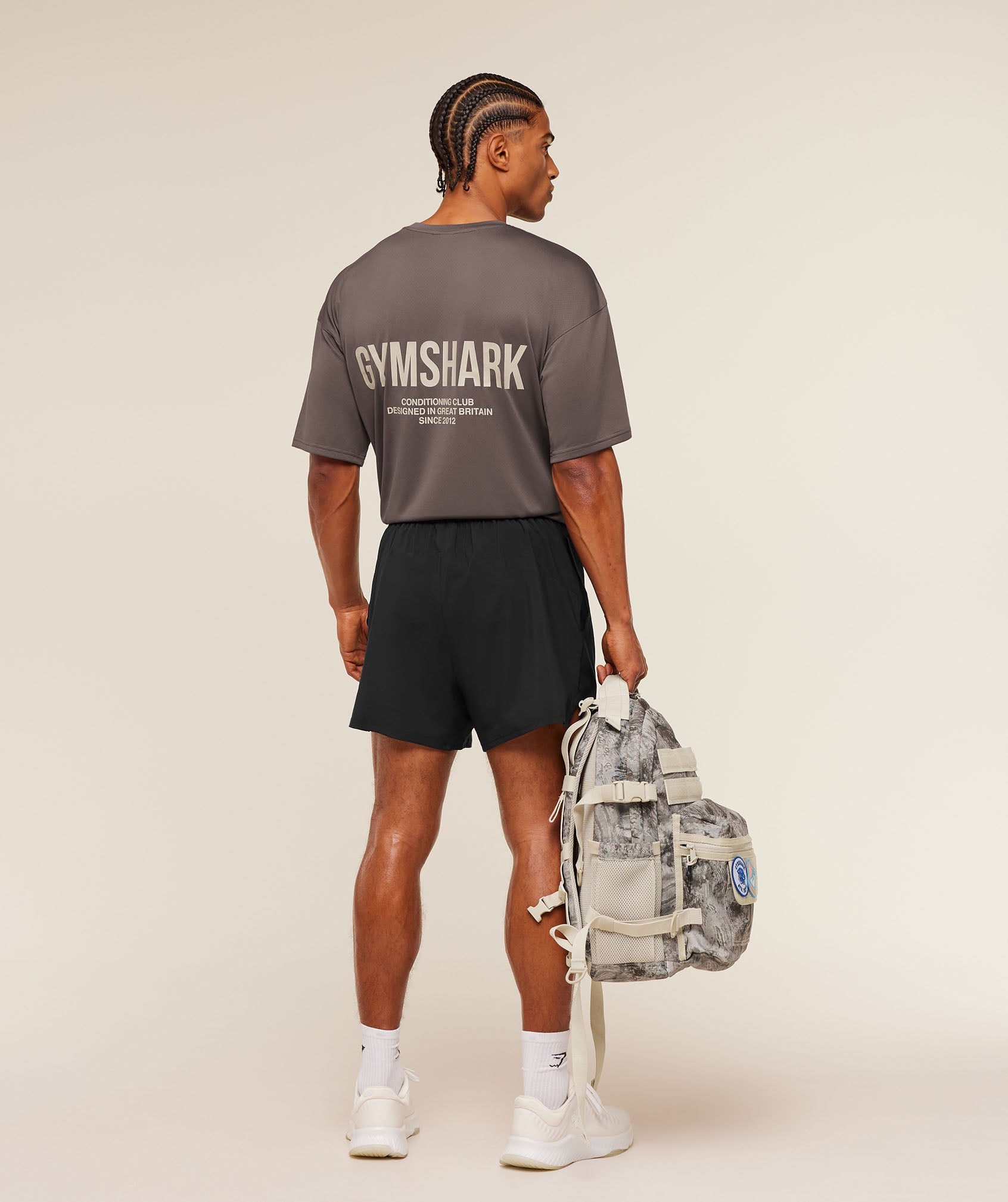 Gymshark Conditioning Club Oversized T-Shirt Cool Brown