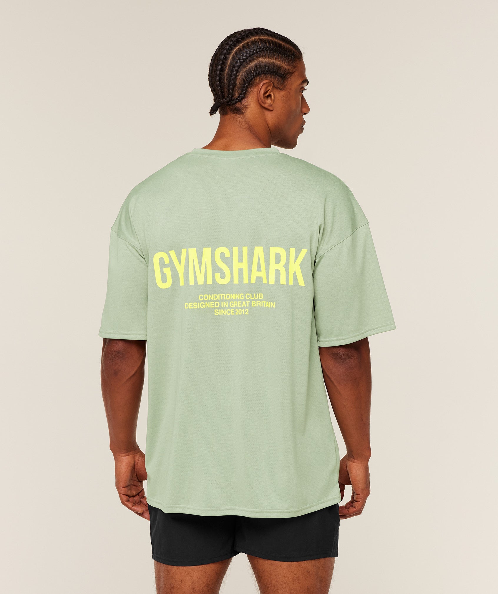 Gymshark Conditioning Club Oversized T-Shirt Gs Haze Green