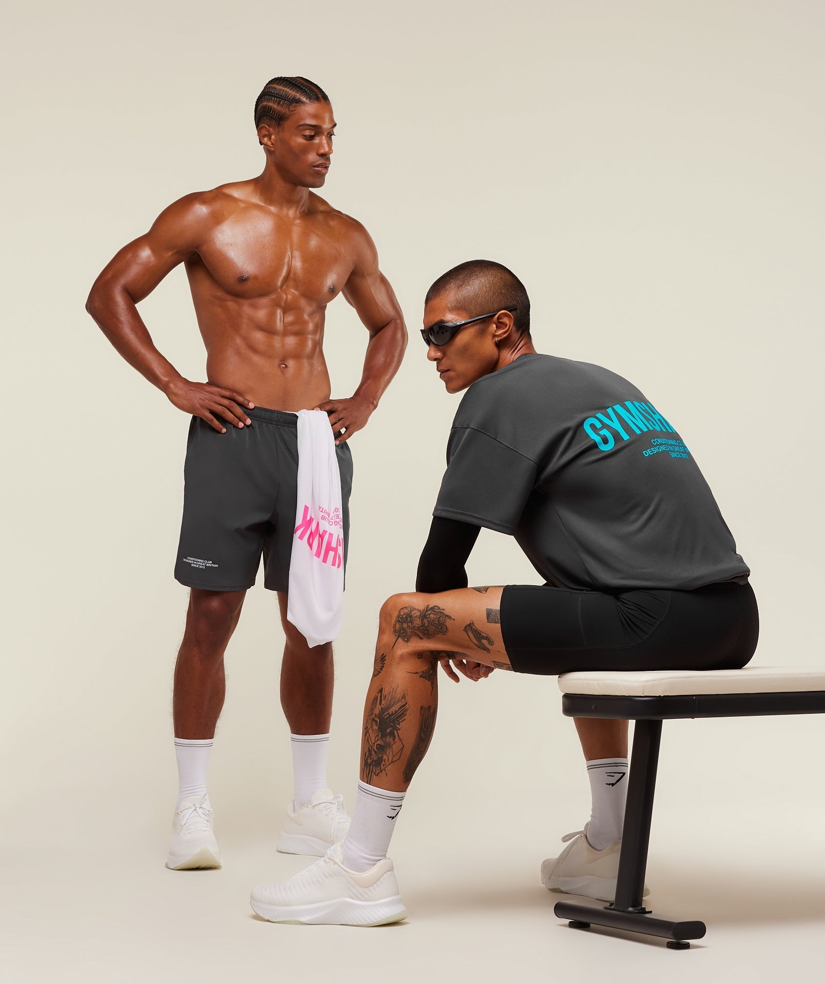 Gymshark Conditioning Club Oversized T-Shirt Onyx Grey