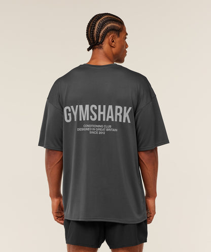 Gymshark Conditioning Club Oversized T-Shirt Grey