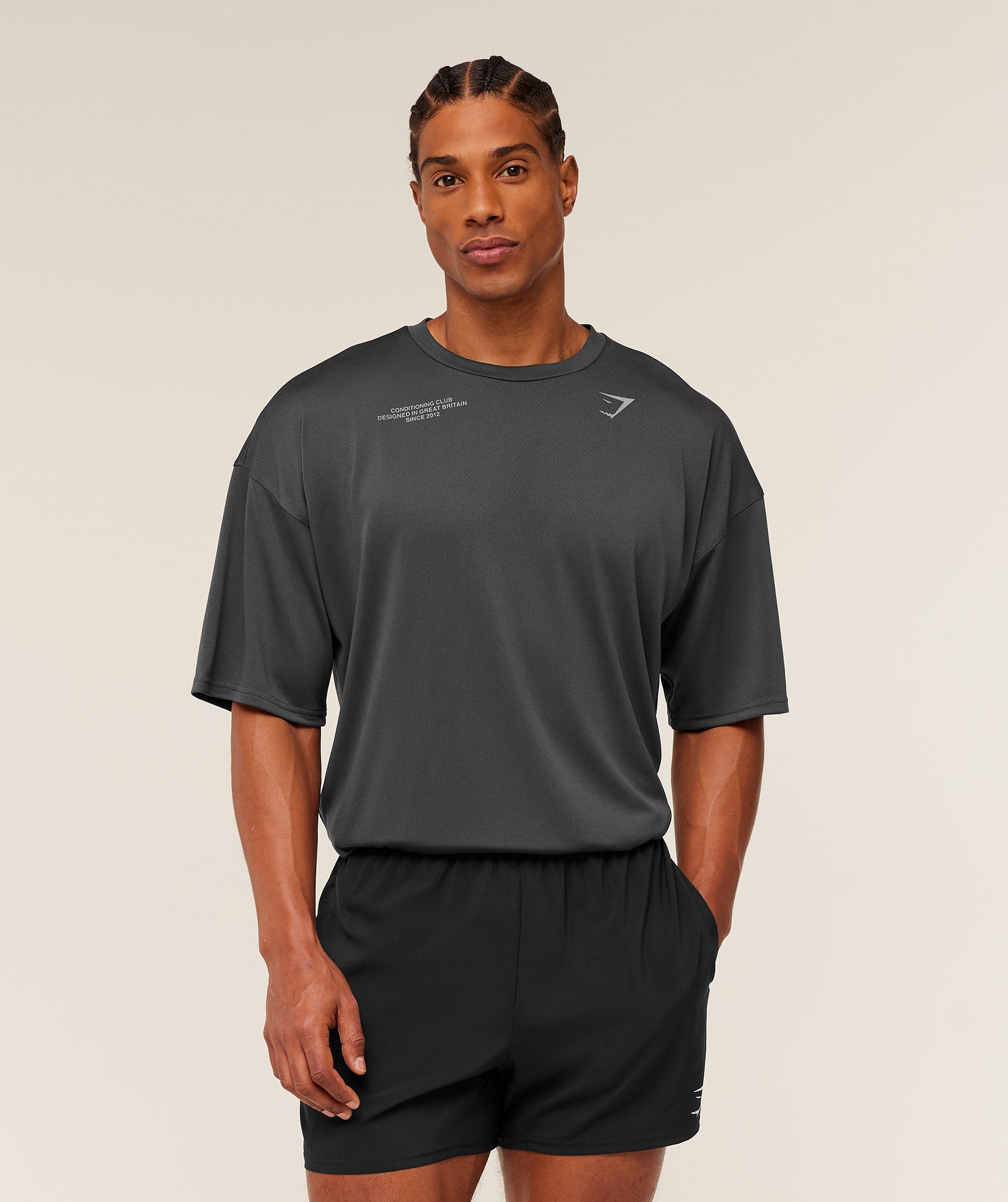 Gymshark Conditioning Club Oversized T-Shirt Grey