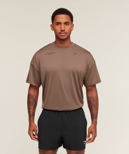 Gymshark Conditioning Club Oversized T-Shirt Soft Brown
