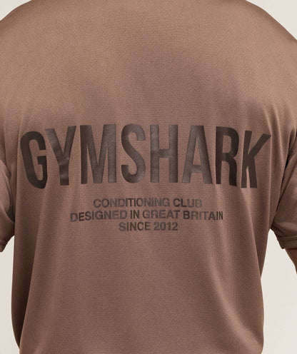 Gymshark Conditioning Club Oversized T-Shirt Soft Brown
