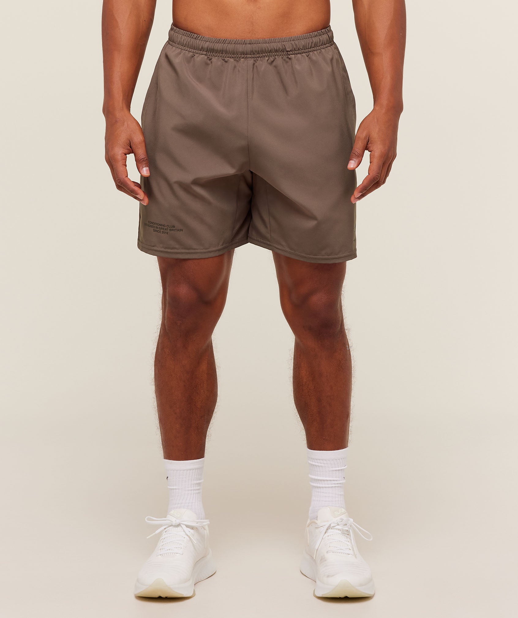 Gymshark Conditioning Club Shorts Soft Brown