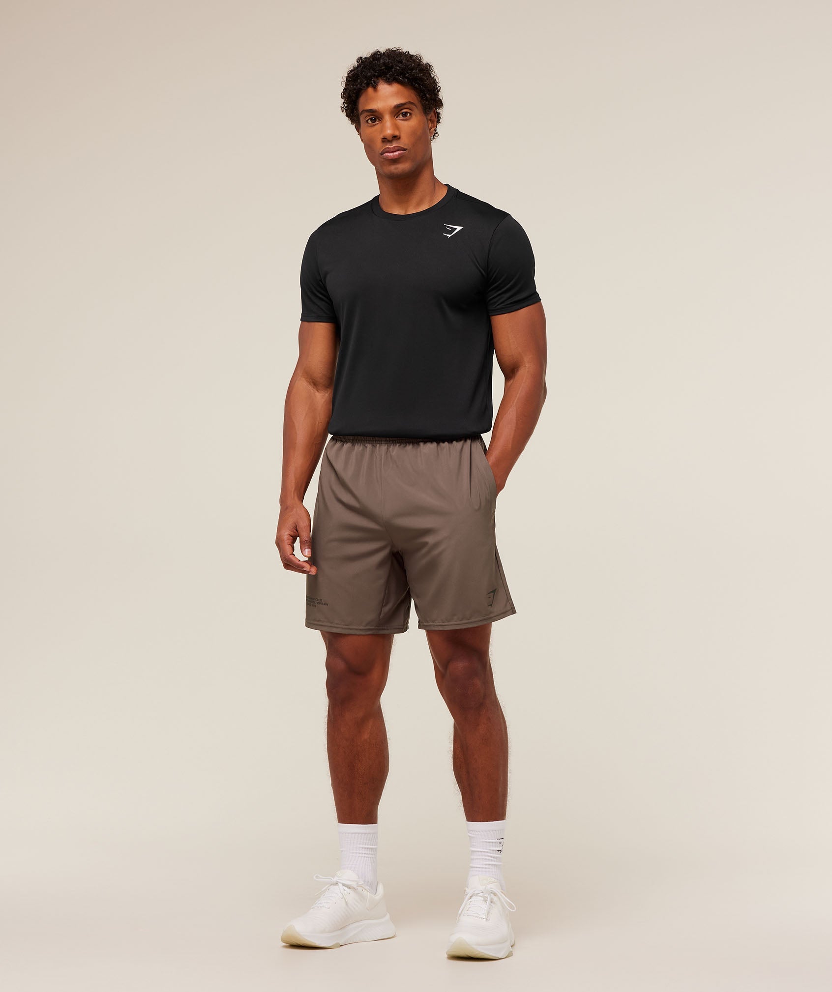 Gymshark Conditioning Club Shorts Soft Brown