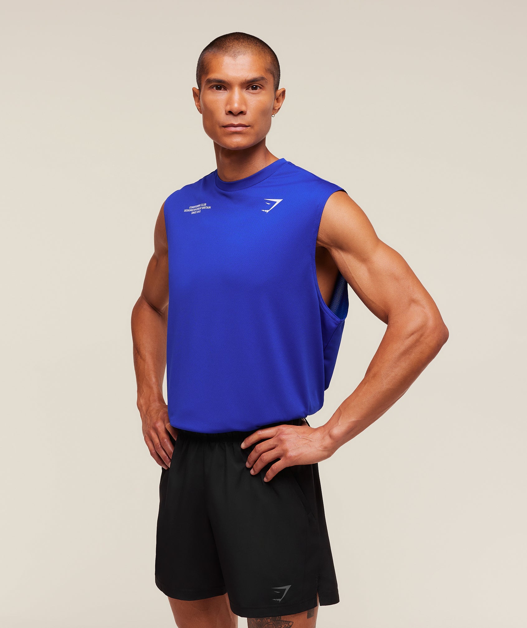 Gymshark Conditioning Club Tank Athletic Blue