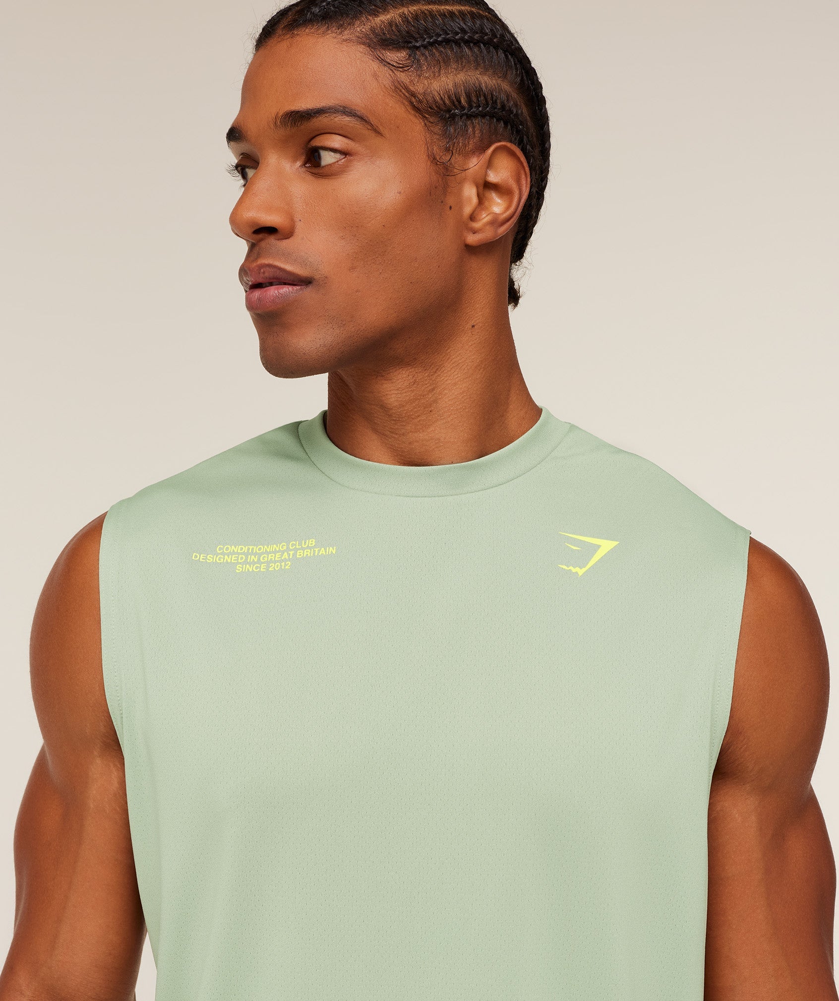 Gymshark Conditioning Club Tank Gs Haze Green