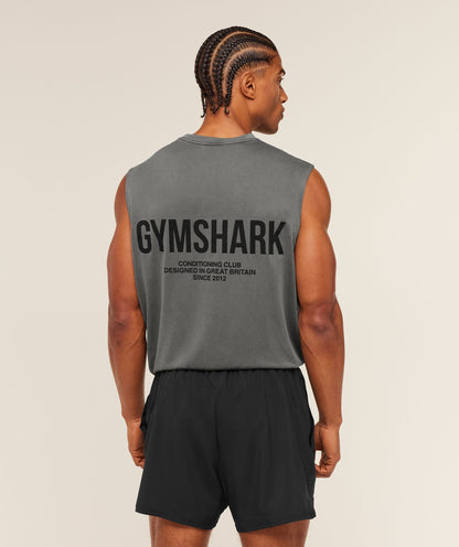 Gymshark Conditioning Club Washed Tank Black