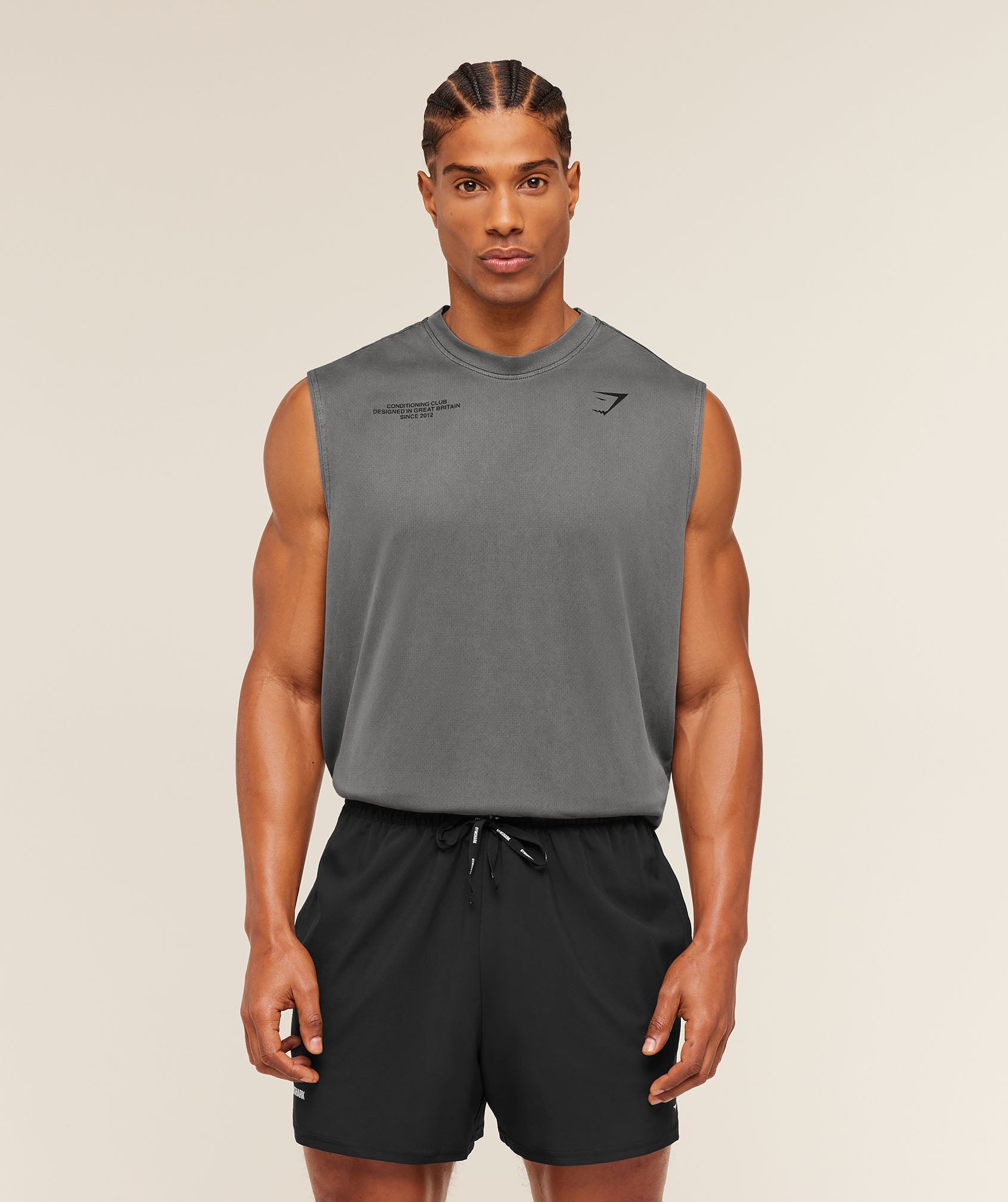 Gymshark Conditioning Club Washed Tank Black