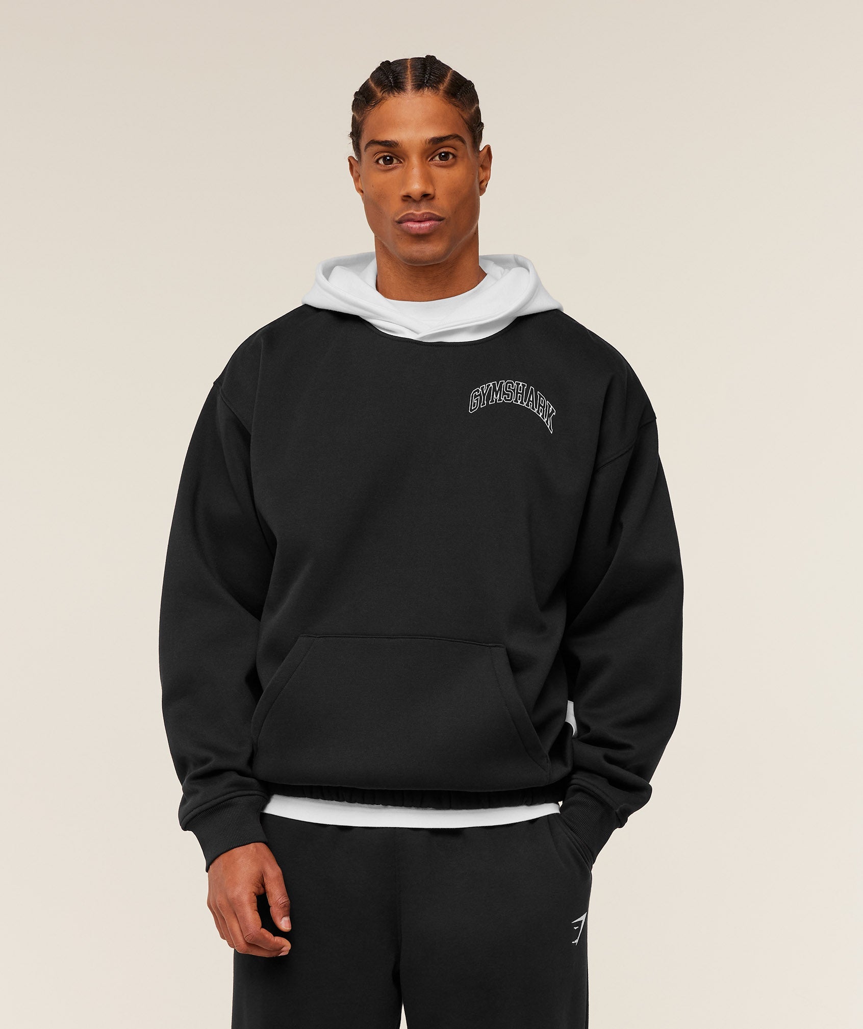 Gymshark Collegiate Tech Hoodie Gs Black