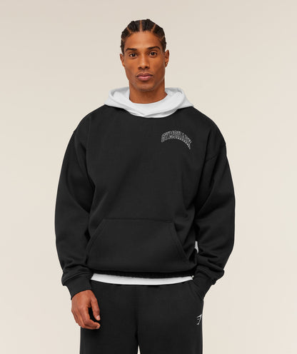 Gymshark Collegiate Tech Hoodie Gs Black