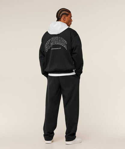 Gymshark Collegiate Tech Hoodie Gs Black