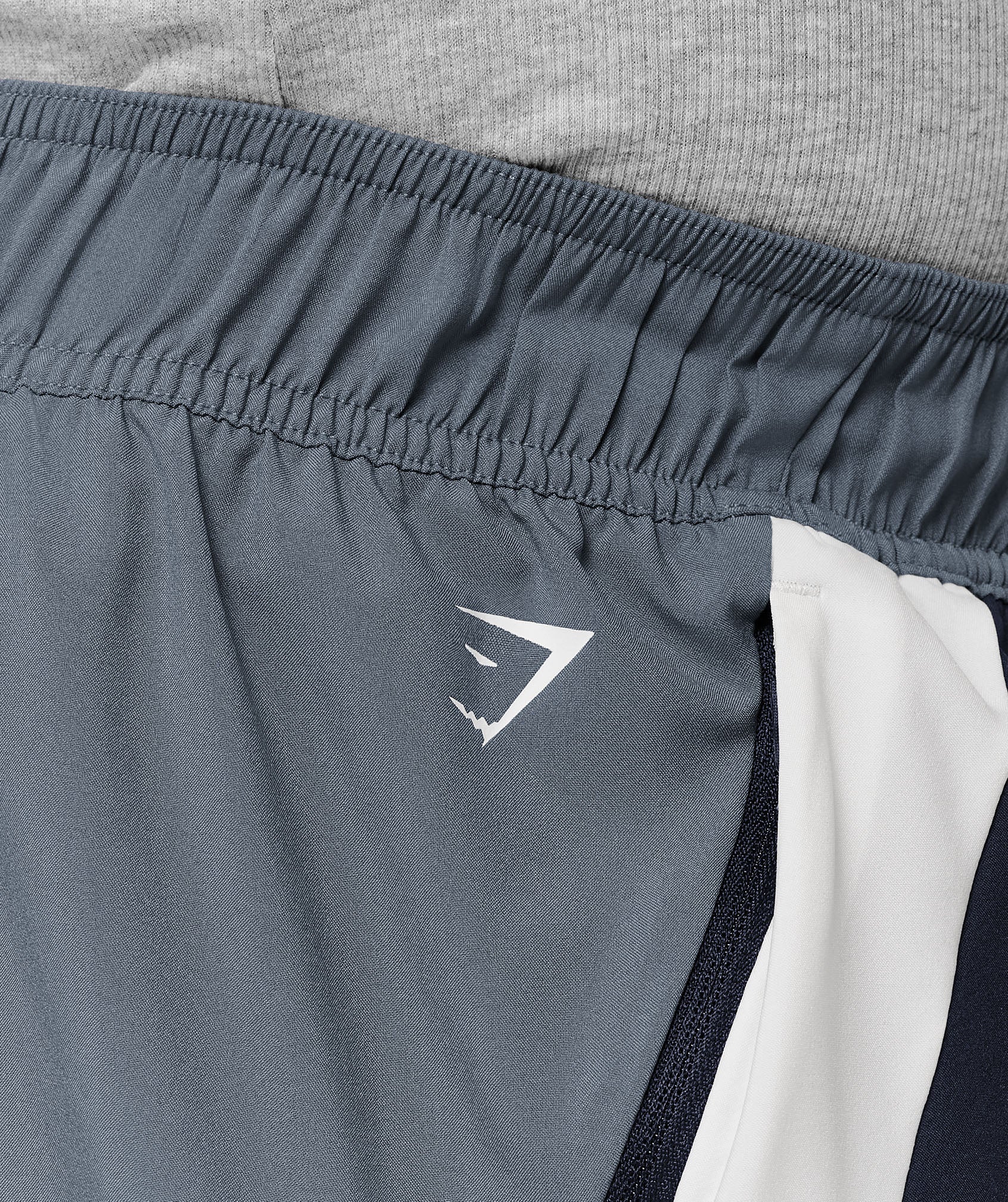 Gymshark Collegiate Tech Shorts Iron Blue