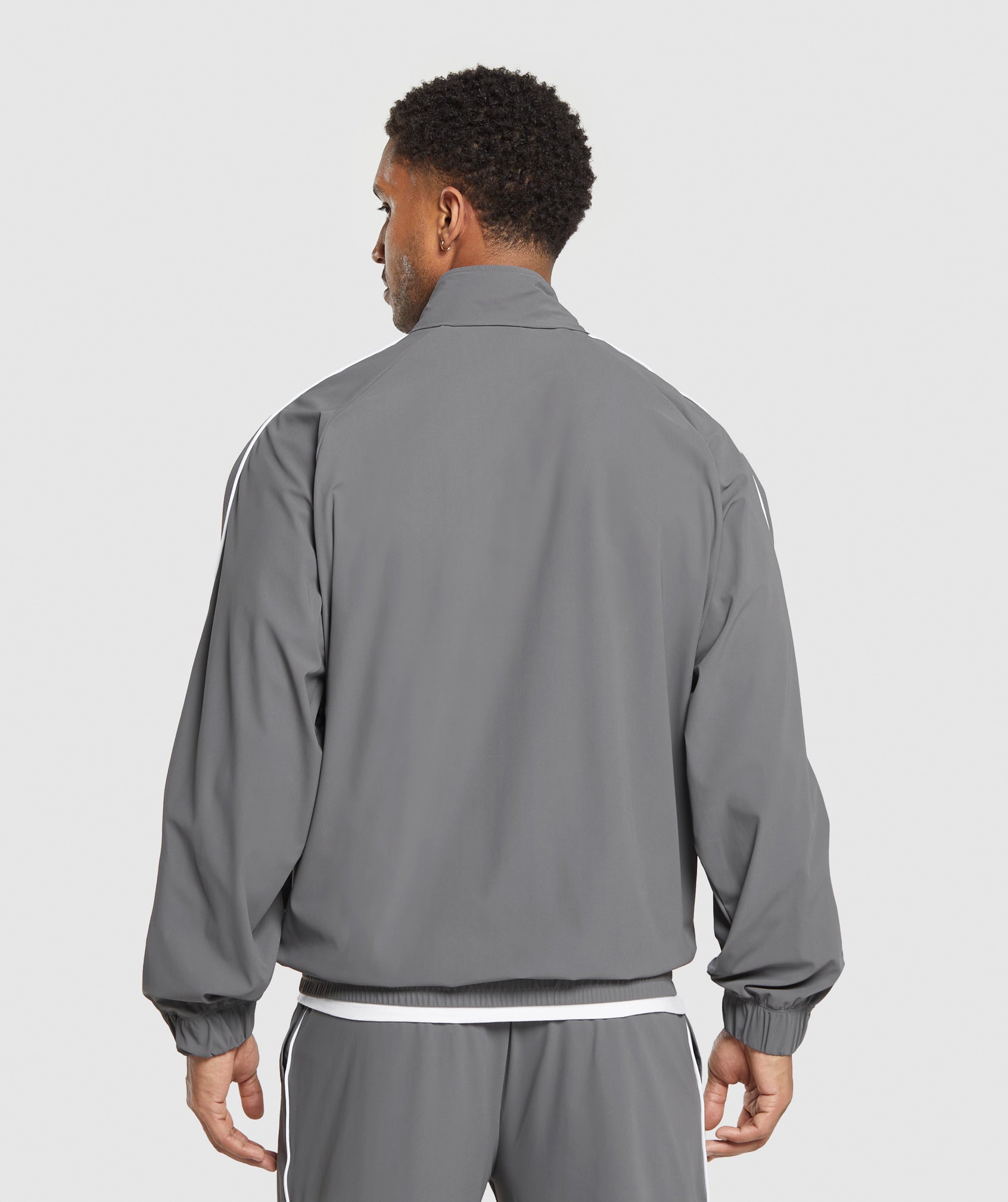 Gymshark Contrast Track Top Pitch Grey