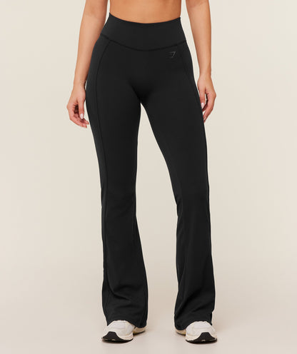 Women's Gymshark Corset Flare Leggings Gs Black