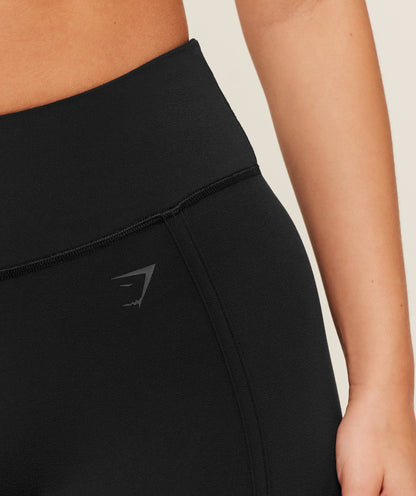 Women's Gymshark Corset Flare Leggings Gs Black