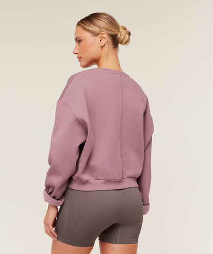 Women's Gymshark Cosy Luxe Sweatshirt Calm Pink