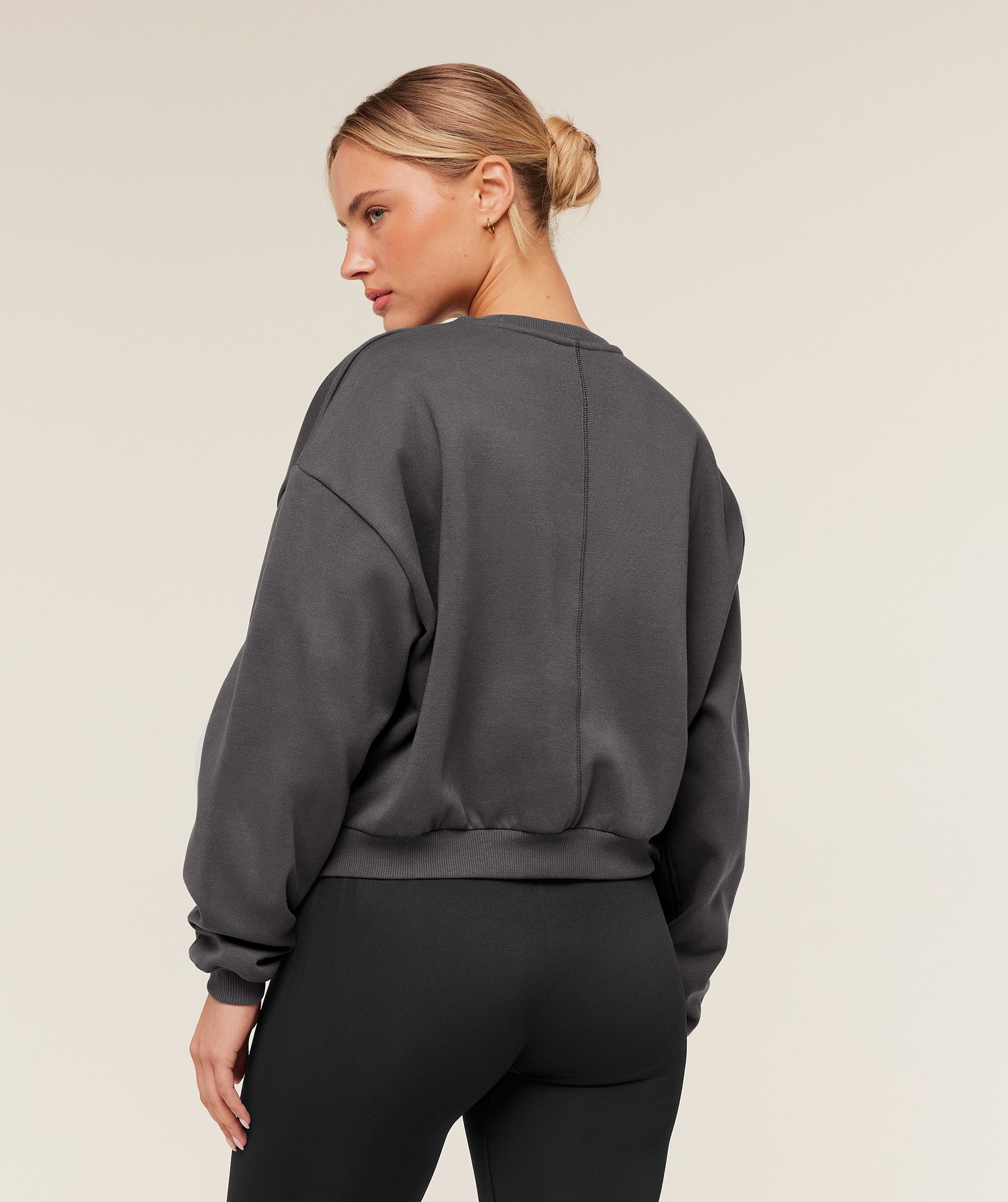Women's Gymshark Cosy Luxe Sweatshirt Onyx Grey