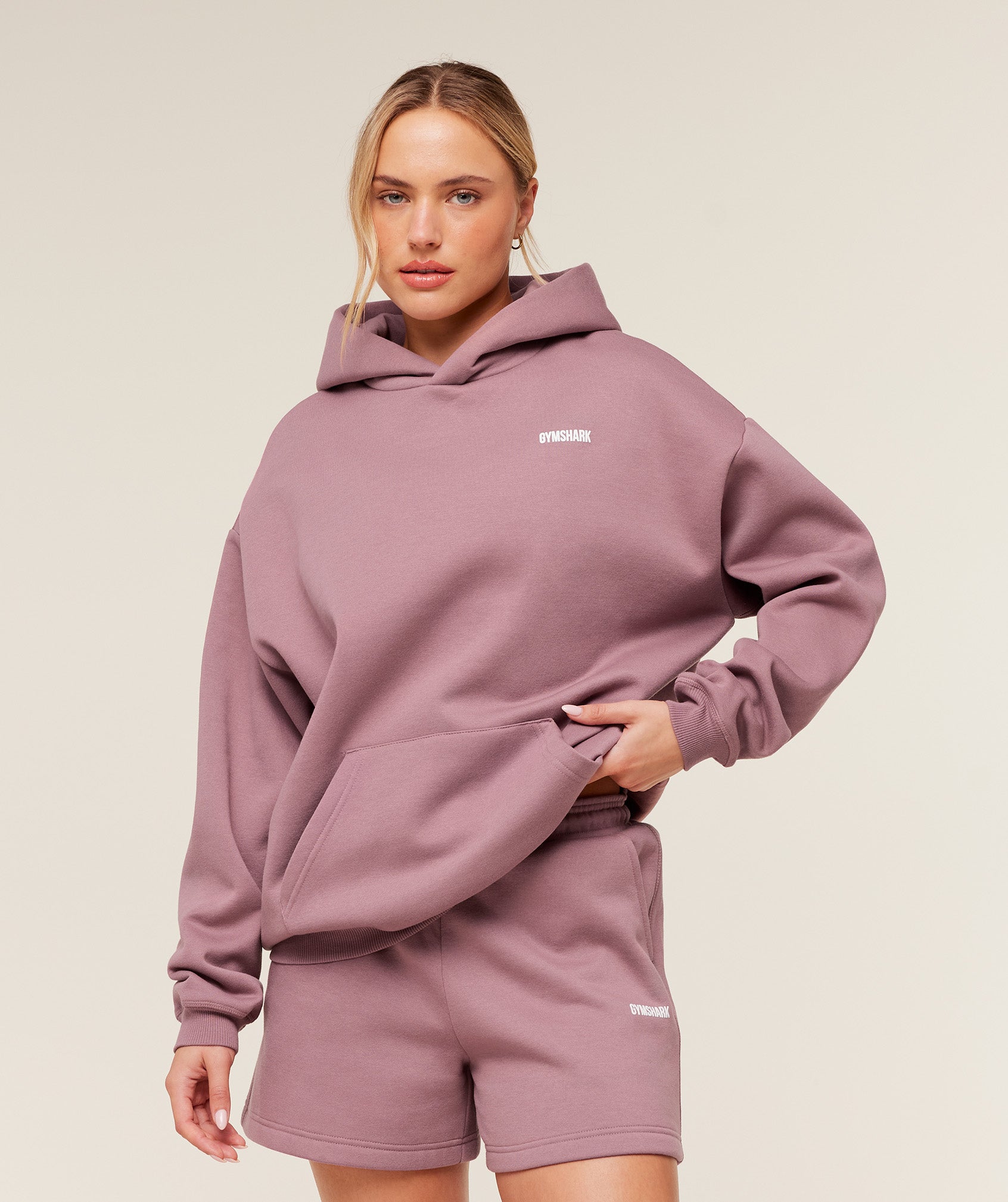 Women's Gymshark Cosy Luxe Hoodie Calm Pink