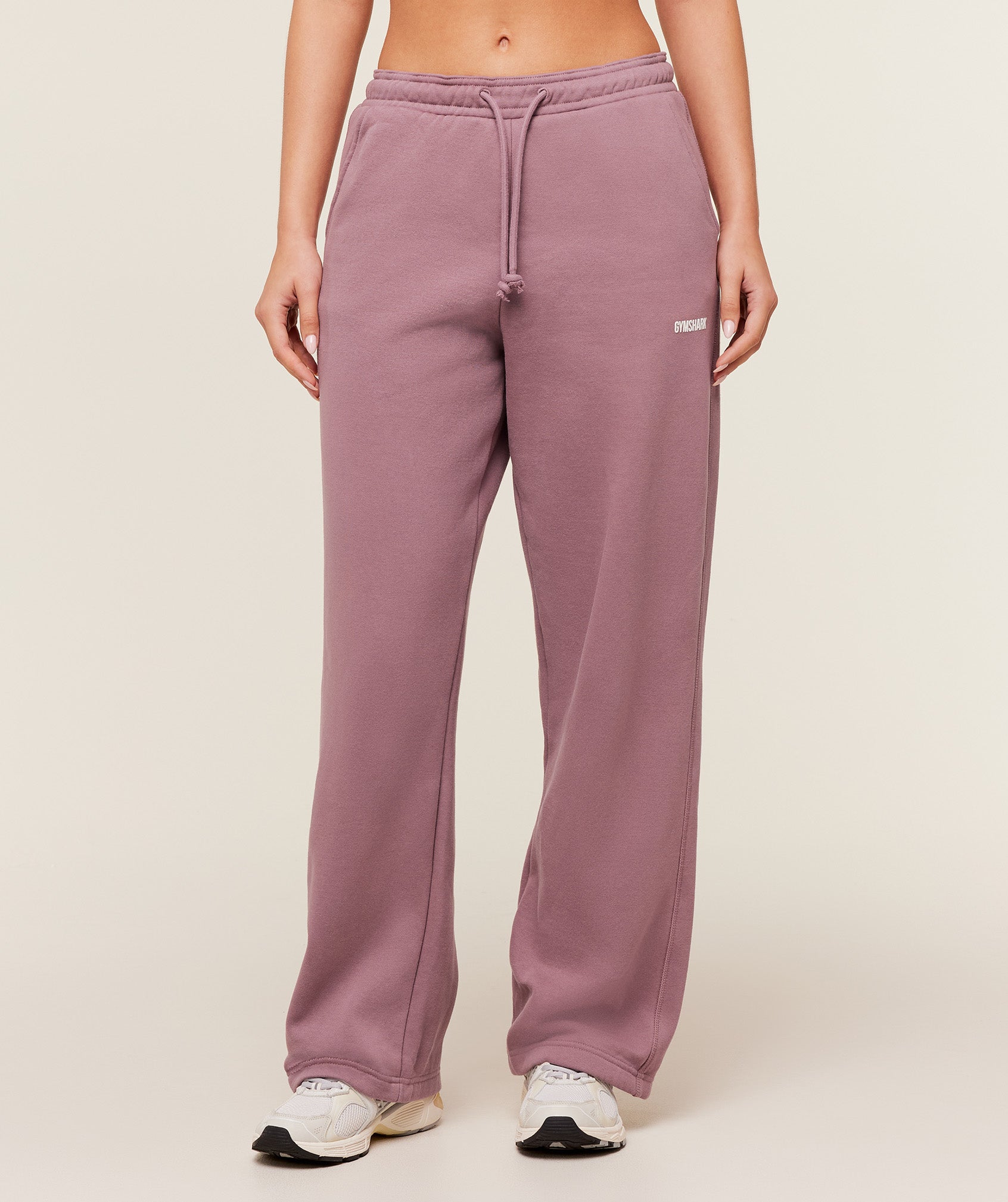 Women's Gymshark Cosy Luxe Straight Leg Regular Joggers Calm Pink